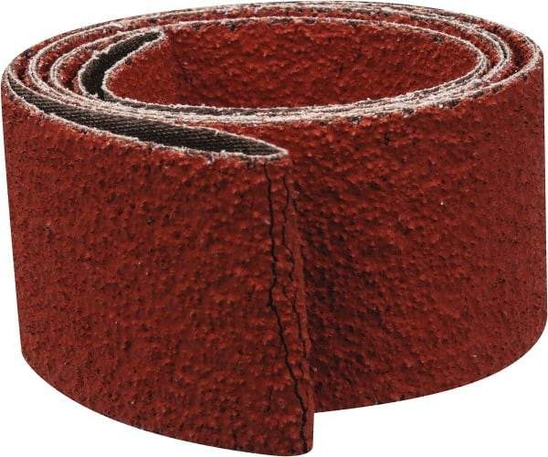 3M - 2" Wide x 72" OAL, 36 Grit, Ceramic Abrasive Belt - Ceramic, Very Coarse, Coated, YF Weighted Cloth Backing, Wet/Dry, Series 977F - All Tool & Supply