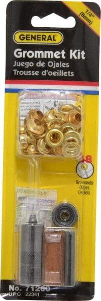 General - 52 Piece Grommet Kit - 1/4" ID - All Tool & Supply