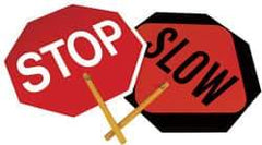 NMC - "Stop", 18" Wide x 18" High, Plastic Stop & Yield Signs - Octagon, Handheld Mount - All Tool & Supply