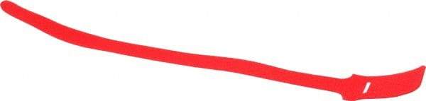 SpeedTech - 15" Long Red Nylon & Polyethylene Hook & Loop Strap - 50 Lb Tensile Strength - All Tool & Supply