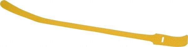 SpeedTech - 15" Long Yellow Nylon & Polyethylene Hook & Loop Strap - 50 Lb Tensile Strength - All Tool & Supply