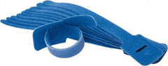 SpeedTech - 8" Long Blue Nylon & Polyethylene Hook & Loop Strap - 40 Lb Tensile Strength - All Tool & Supply