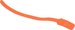 SpeedTech - 8" Long Orange Nylon & Polyethylene Hook & Loop Strap - 40 Lb Tensile Strength - All Tool & Supply