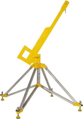 Gemtor - Confined Space Entry & Retrieval Bases & Booms Type: Portable Quadpod w/Rotating Boom Maximum Height (Inch): 90 - All Tool & Supply