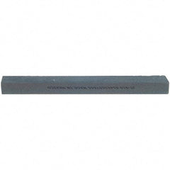 Norton - 10" Long x 1-1/4" Wide x 3/4" Thick, Silicon Carbide Sharpening Stone - Flat, Medium Grade - All Tool & Supply