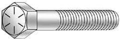 Armor Coat - 5/16-18 UNC, 5" Length Under Head Hex Head Cap Screw - Partially Threaded, Grade 8 Steel, 1/2" Hex - All Tool & Supply