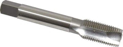 OSG - M16x1.50 Metric Fine, 3 Flute, Bright Finish, High Speed Steel Spiral Point Tap - Plug Chamfer, Right Hand Thread, 3-13/16" OAL, 1-13/16" Thread Length, 0.48" Shank Diam, Series 142 - Exact Industrial Supply