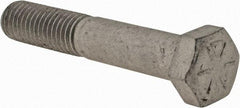 Armor Coat - 1/2-13 UNC, 3" Length Under Head Hex Head Cap Screw - Partially Threaded, Grade 8 Steel, 3/4" Hex - All Tool & Supply