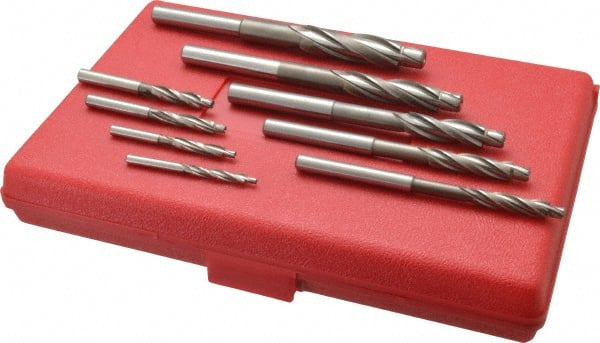 Cleveland - #32 to #6 Wire Compatible, High Speed Steel, Solid Pilot Counterbore Set - All Tool & Supply