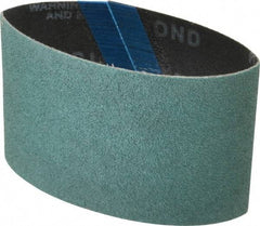 Dynabrade - 3" Wide x 10-11/16" OAL, 80 Grit, Zirconia Alumina Abrasive Belt - Zirconia Alumina, Medium, Coated - All Tool & Supply