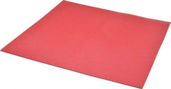 Made in USA - 12" Long, 12" Wide, 1/16" Thick, Buna-N Rubber Foam Sheet - 50 to 60 Durometer, Red, -20 to 180°F, 1,000 to 1,200 psi Tensile Strength, Stock Length - All Tool & Supply