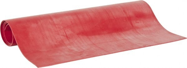 Sheet: Buna-N Rubber, 12″ Wide, 24″ Long, Red Durometer 50 to 60