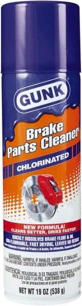 Gunk - Chlorinated Brake Parts Cleaner - 19 oz Aerosol Can - All Tool & Supply