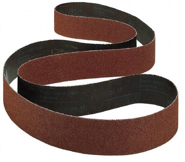 3M - 4" Wide x 168" OAL, Aluminum Oxide Abrasive Belt - Aluminum Oxide, Coarse, Nonwoven, Series SC-BL - All Tool & Supply