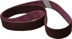 3M - 2" Wide x 72" OAL, Aluminum Oxide Abrasive Belt - Aluminum Oxide, Medium, Nonwoven, Series SC-BL - All Tool & Supply