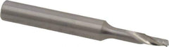 Onsrud - 1/8" Cutting Diam x 1/4" Length of Cut, 1 Flute, Upcut Spiral Router Bit - Uncoated, Right Hand Cut, Solid Carbide, 2" OAL x 1/4" Shank Diam, Single Edge, 21° Helix Angle - All Tool & Supply