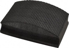 AMPLEX - Fine Grade, 120 Grit, Diamond Hand Pad - Black, 2-1/8" Wide x 3-1/2" Long x 1-1/2" Thick, Coated - All Tool & Supply