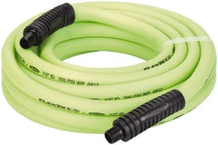 Legacy - 1/2" ID x 0.74" OD 25' Long Multipurpose Air Hose - MNPT x MNPT Ends, 300 Working psi, 140°, 3/8" Fitting, Green - All Tool & Supply