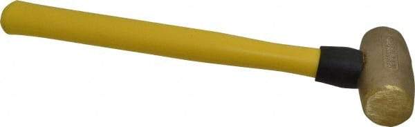 American Hammer - 3 Lb Head Nonmarring Mallet - 14-1/2" OAL, 13" Long Fiberglass Handle - All Tool & Supply