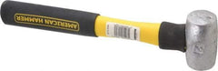 American Hammer - 2 Lb Head Nonmarring Mallet - 9-1/2" OAL, 8" Long Fiberglass Handle - All Tool & Supply