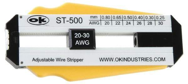 Jonard Tools - 30 to 20 AWG Capacity Precision Wire Stripper - Polycarbonate Handle - All Tool & Supply