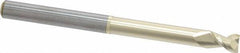 Accupro - 5/16", 7/16" LOC, 5/16" Shank Diam, 4" OAL, 2 Flute, Solid Carbide Square End Mill - Single End, ZrN Finish, Spiral Flute, 45° Helix, Centercutting, Right Hand Cut, Right Hand Flute - All Tool & Supply