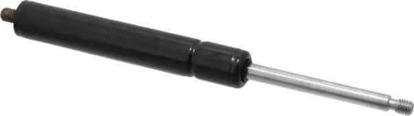 Value Collection - 0.24" Rod Diam, 0.59" Tube Diam, 100 Lb Capacity, Gas Spring - 7.5" Extended Length, 2" Stroke Length, Threaded End, Black Nitride Piston - All Tool & Supply