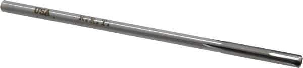 Made in USA - #14 Carbide-Tipped 4 Flute Chucking Reamer - Straight Flute, 11/64" Straight Shank, 1-1/8" Flute Length, 4-1/2" OAL - All Tool & Supply