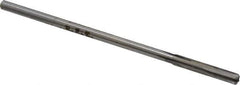 Made in USA - #18 Carbide-Tipped 4 Flute Chucking Reamer - Straight Flute, 0.151" Straight Shank, 1" Flute Length, 4" OAL - All Tool & Supply