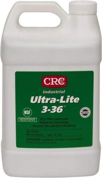 CRC - 1 Gal Bottle Dry Film Lubricant - Amber, -40°F to 300°F, Food Grade - All Tool & Supply