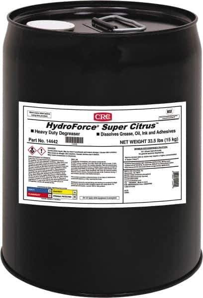 CRC - 5 Gal Bucket Cleaner/Degreaser - Liquid, Citrus - All Tool & Supply