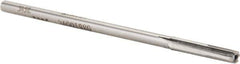 Made in USA - 0.198" Carbide-Tipped 4 Flute Chucking Reamer - Straight Flute, 11/64" Straight Shank, 1-1/8" Flute Length, 4-1/2" OAL - All Tool & Supply