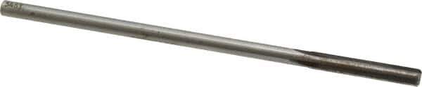 Made in USA - 1/4" Carbide-Tipped 4 Flute Chucking Reamer - Straight Flute, 15/64" Straight Shank, 1-1/2" Flute Length, 6" OAL - All Tool & Supply