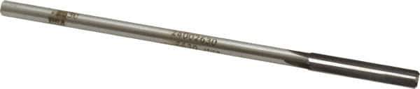 Made in USA - 0.263" Carbide-Tipped 4 Flute Chucking Reamer - Straight Flute, 15/64" Straight Shank, 1-1/2" Flute Length, 6" OAL - All Tool & Supply