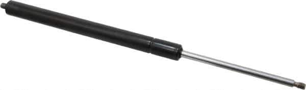 Value Collection - 0.24" Rod Diam, 0.59" Tube Diam, 40 Lb Capacity, Gas Spring - 12" Extended Length, 3.5" Stroke Length, Threaded End, Black Nitride Piston - All Tool & Supply