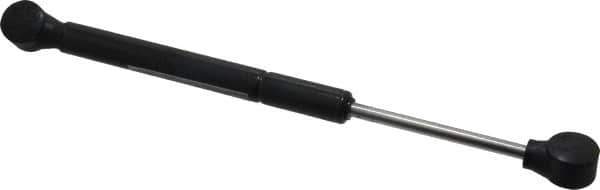 Made in USA - 0.24" Rod Diam, 0.59" Tube Diam, 50 Lb Capacity, Hydraulic Dampers - Compression, 10.02" Extended Length, 3" Stroke Length, Plastic Ball Socket, Chrome-Plated Piston - All Tool & Supply