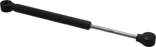 Made in USA - 0.32" Rod Diam, 0.87" Tube Diam, 100 Lb Capacity, Hydraulic Dampers - Extension, 12.24" Extended Length, 4" Stroke Length, Plastic Ball Socket, Chrome-Plated Piston - All Tool & Supply