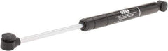 Made in USA - 0.32" Rod Diam, 0.87" Tube Diam, 100 Lb Capacity, Hydraulic Dampers - Extension, 14.49" Extended Length, 5" Stroke Length, Plastic Ball Socket, Chrome-Plated Piston - All Tool & Supply