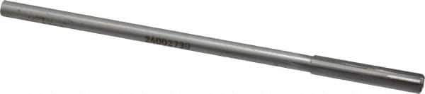 Made in USA - 0.273" Carbide-Tipped 4 Flute Chucking Reamer - Straight Flute, 15/64" Straight Shank, 1-1/2" Flute Length, 6" OAL - All Tool & Supply