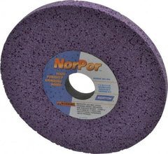 Norton - 7" Diam x 1-1/4" Hole x 1/2" Thick, H Hardness, 60 Grit Surface Grinding Wheel - Ceramic, Type 1, Medium Grade, 3,600 Max RPM, Vitrified Bond, No Recess - All Tool & Supply