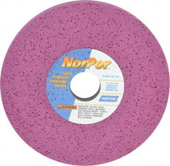 Norton - 7" Diam x 1-1/4" Hole x 1/2" Thick, H Hardness, 60 Grit Surface Grinding Wheel - Aluminum Oxide, Type 1, Medium Grade, 3,600 Max RPM, Vitrified Bond, No Recess - All Tool & Supply