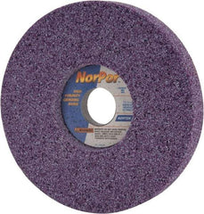 Norton - 7" Diam x 1-1/4" Hole x 1" Thick, H Hardness, 46 Grit Surface Grinding Wheel - Ceramic, Type 5, Coarse Grade, 3,600 Max RPM, Vitrified Bond, One-Side Recess - All Tool & Supply