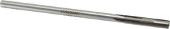 Made in USA - 0.304" Carbide-Tipped 4 Flute Chucking Reamer - Straight Flute, 9/32" Straight Shank, 1-1/2" Flute Length, 6" OAL - All Tool & Supply