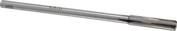 Made in USA - 0.345" Carbide-Tipped 4 Flute Chucking Reamer - Straight Flute, 9/32" Straight Shank, 1-1/2" Flute Length, 6" OAL - All Tool & Supply