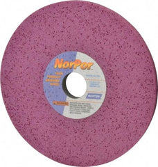 Norton - 8" Diam x 1-1/4" Hole x 1/2" Thick, H Hardness, 60 Grit Surface Grinding Wheel - Aluminum Oxide, Type 1, Medium Grade, 3,600 Max RPM, Vitrified Bond, No Recess - All Tool & Supply