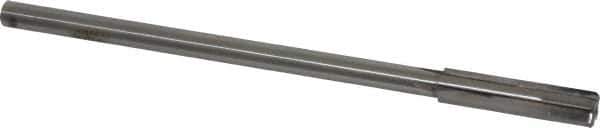 Made in USA - 0.401" Carbide-Tipped 4 Flute Chucking Reamer - Straight Flute, 5/16" Straight Shank, 1-3/4" Flute Length, 7" OAL - All Tool & Supply