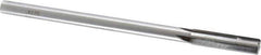 Made in USA - 0.417" Carbide-Tipped 4 Flute Chucking Reamer - Straight Flute, 3/8" Straight Shank, 1-3/4" Flute Length, 7" OAL - All Tool & Supply