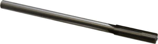 Made in USA - 0.439" Carbide-Tipped 4 Flute Chucking Reamer - Straight Flute, 3/8" Straight Shank, 1-3/4" Flute Length, 7" OAL - All Tool & Supply