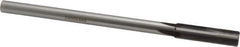 Made in USA - 0.444" Carbide-Tipped 4 Flute Chucking Reamer - Straight Flute, 3/8" Straight Shank, 1-3/4" Flute Length, 7" OAL - All Tool & Supply