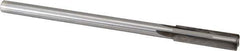 Made in USA - 0.454" Carbide-Tipped 4 Flute Chucking Reamer - Straight Flute, 3/8" Straight Shank, 1-3/4" Flute Length, 7" OAL - All Tool & Supply